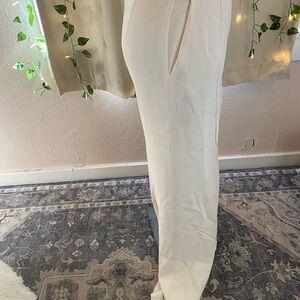 Barney’s New York x Lisa Perry High Waist Dress Pants ivory trousers size 4